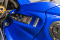 All three feature a special 40th anniversary decal on the fairing and fuel tank Suzuki GSX-R1000R 40th Anniversary Edition tank with 40 years symbol